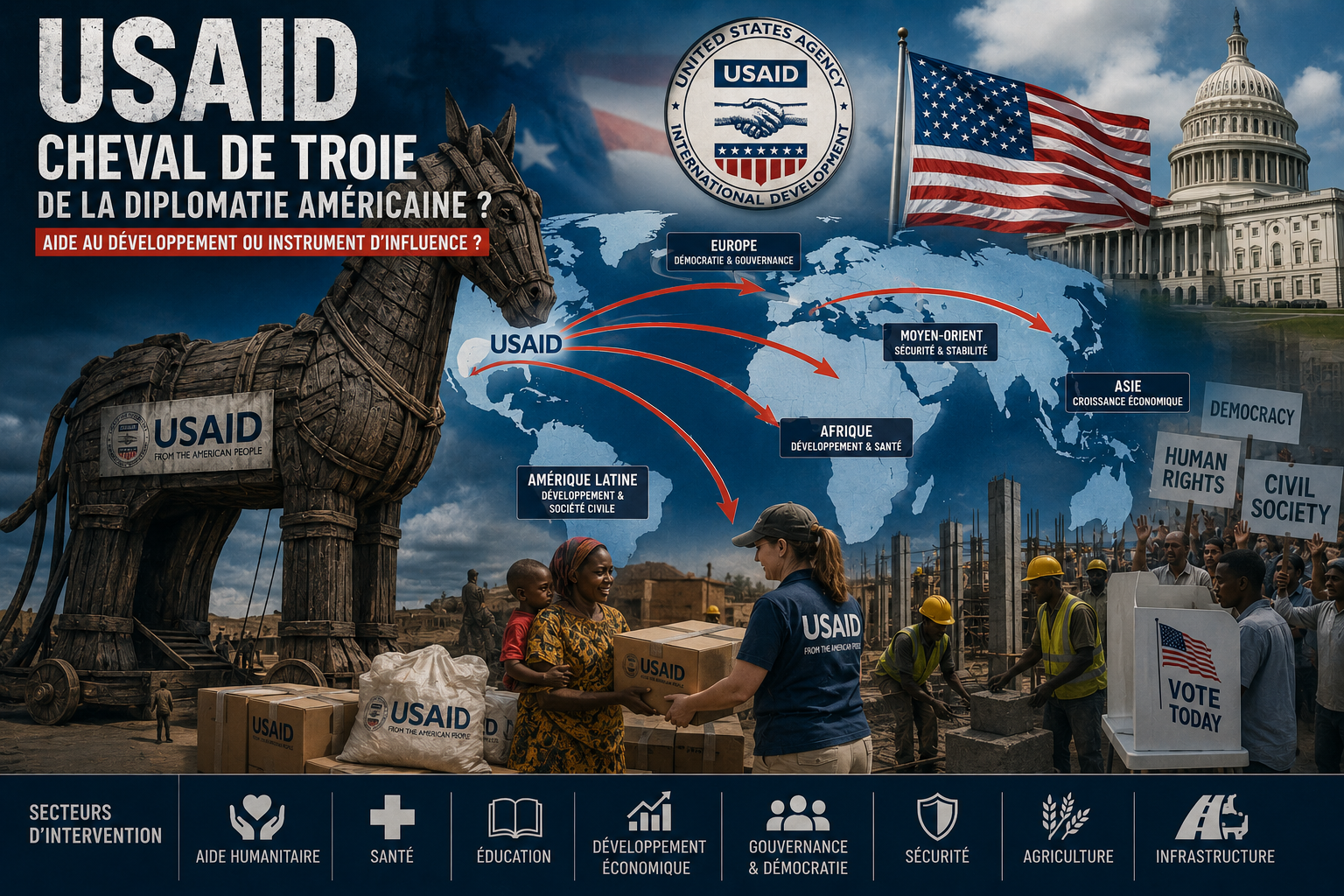 "USAID cheval Troie diplomatie américaine soft power géopolitique aide développement influence"