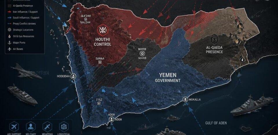 Yemen guerre par procuration Iran Arabie