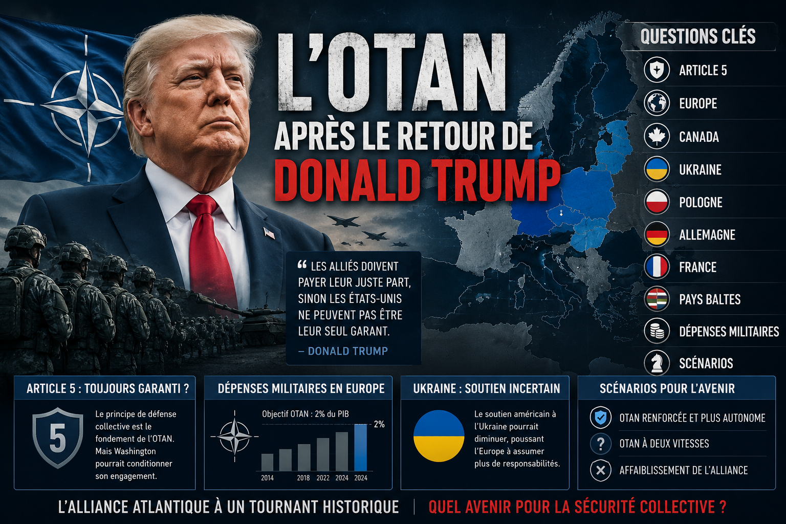 L'OTAN après le retour de Donald Trump